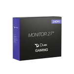 Monitor Duex 27" Curvo Dx 270z 240Hz Black LED HDR - Caixa do monitor Duex Gaming 27 polegadas com tela curva, 240Hz e tecnologia HDR, ideal para jogos.