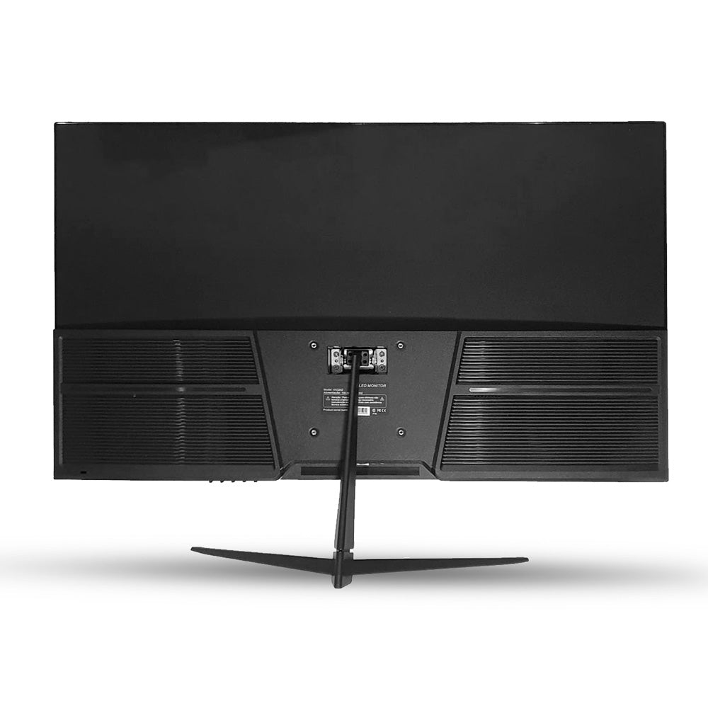 Monitor Duex 24" DX240Z 165Hz Black LED HDR - Vista traseira, mostrando conexões e design. Ideal para gamers, com tela de 24 polegadas, alta taxa de atualização e tecnologia HDR.
