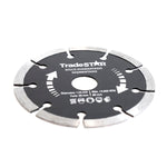 Disco de Corte para Alvenaria Segmentado 110x20mm Tradestar - Ideal para cortes a seco em telhas, tijolos, alvenaria e concreto. Disco diamantado segmentado, alta durabilidade e cortes precisos. Compatível com serras mármore. Marca Tradestar.