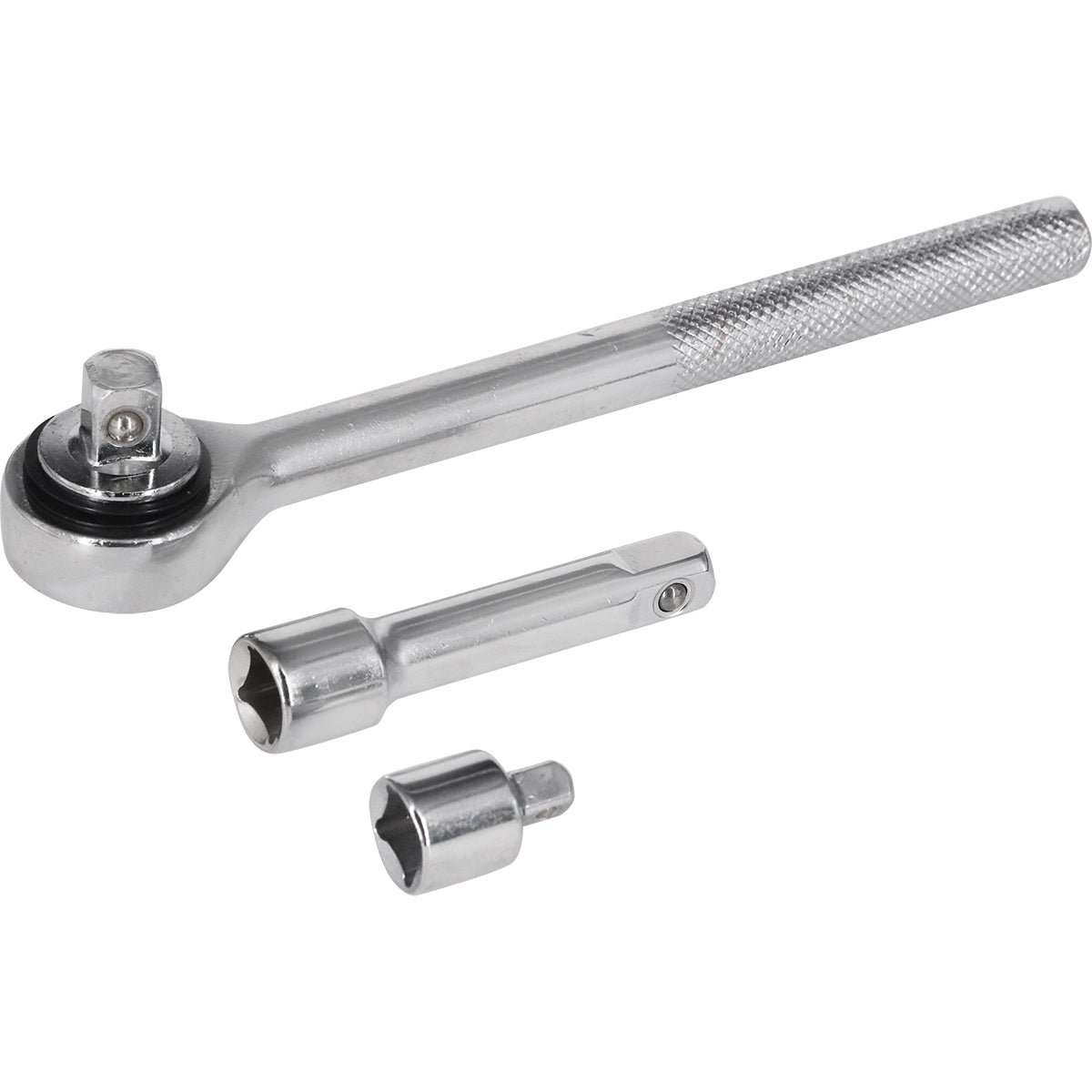 Jogo de Soquetes Bits 40 Pçs Sextavados Completo Tradestar - Conjunto de ferramentas para uso em oficinas mecânicas, manutenção industrial e reparos automotivos. Inclui chave catraca, extensores e adaptadores, ideal para diversas aplicações.