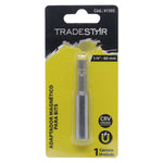Soquete Magnético 60mm Tradestar para Bits de Parafusadeira e Furadeira 1/4 com Fixação Magnética em Aço CRV. Ideal para montagem, manutenção e reparos. Adaptador de encaixe rápido, durável e resistente.