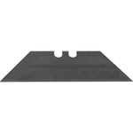 Lâmina de segurança trapezoidal bimetálica afiada 18mm Tradestar, jogo com 10 peças. Ideal para cortes precisos em diversos materiais como plástico, carpete, couro, madeira, tecidos e papel. Lâmina resistente, durável e segura, não estilhaça.