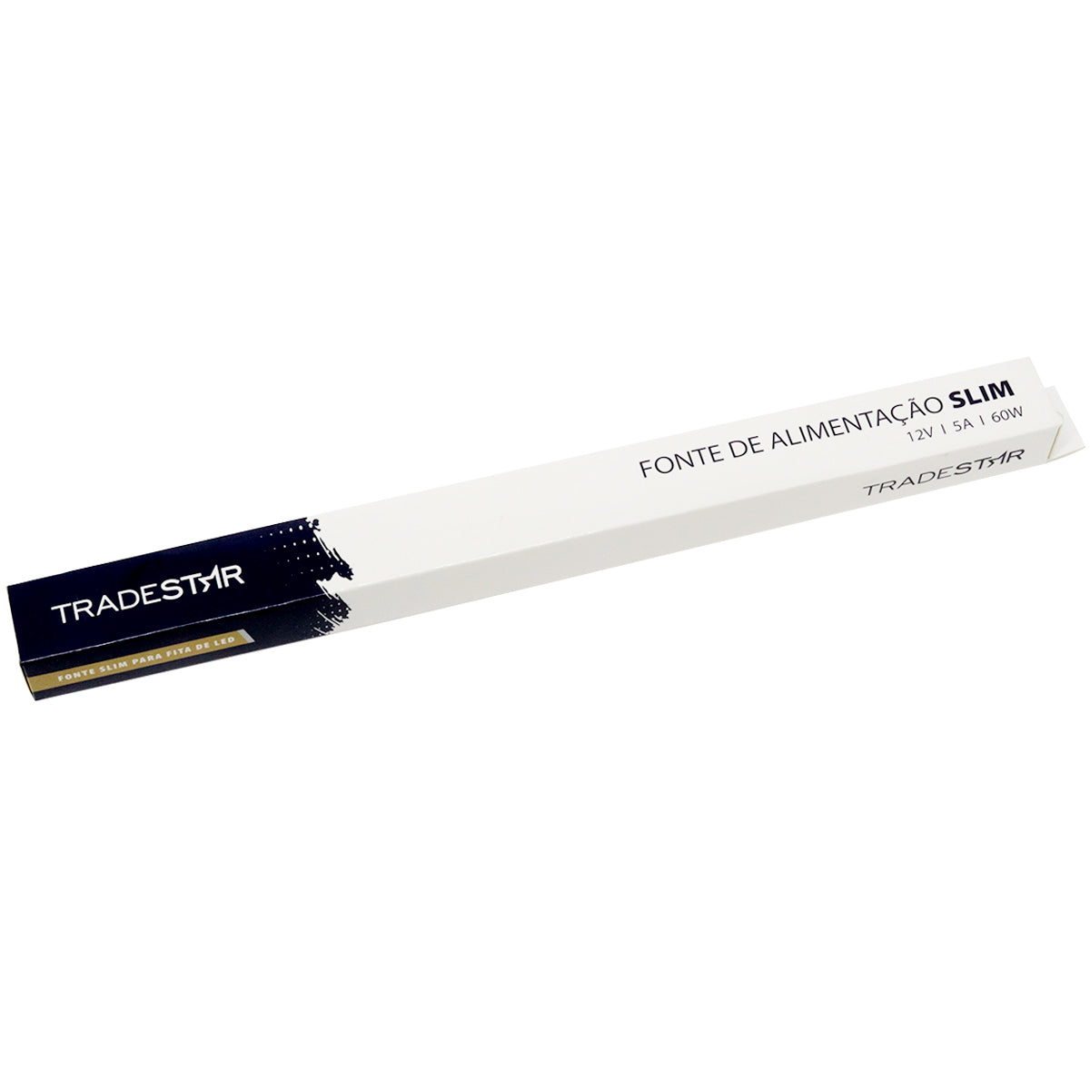 Kit com 50 Fontes Driver Slim 12v 60w 5a Bivolt para LED atacado. Fonte de alimentação compacta e eficiente da marca Tradestar, ideal para fitas de LED. Design slim, bivolt, pronta entrega e com nota fiscal.