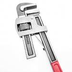 Chave Grifo 24'' Para Tubos Ajustável Encanador Mordentes Tradestar - Ferramenta para encanamento com mordentes ranhurados, ajustável e durável, ideal para apertar e afrouxar tubos. Chave tipo Stillson para uso profissional e DIY.