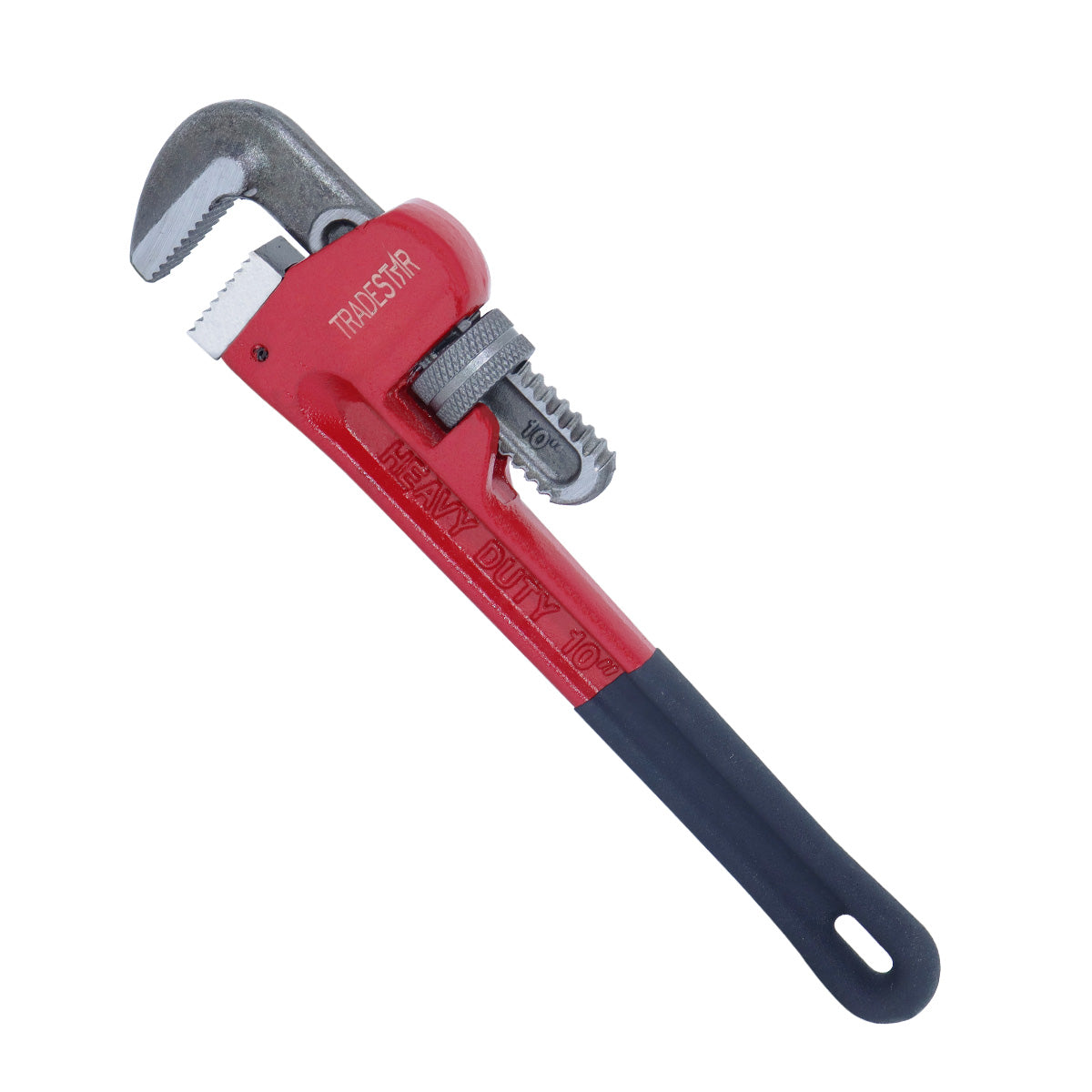 Chave de Grifo Cano Americana 10 Pol Profissional Tradestar - Ferramenta robusta e de alta durabilidade para encanadores e profissionais. Mordentes em aço, ajuste preciso e design ergonômico. Ideal para trabalhos pesados em instalações hidráulicas e oficinas.