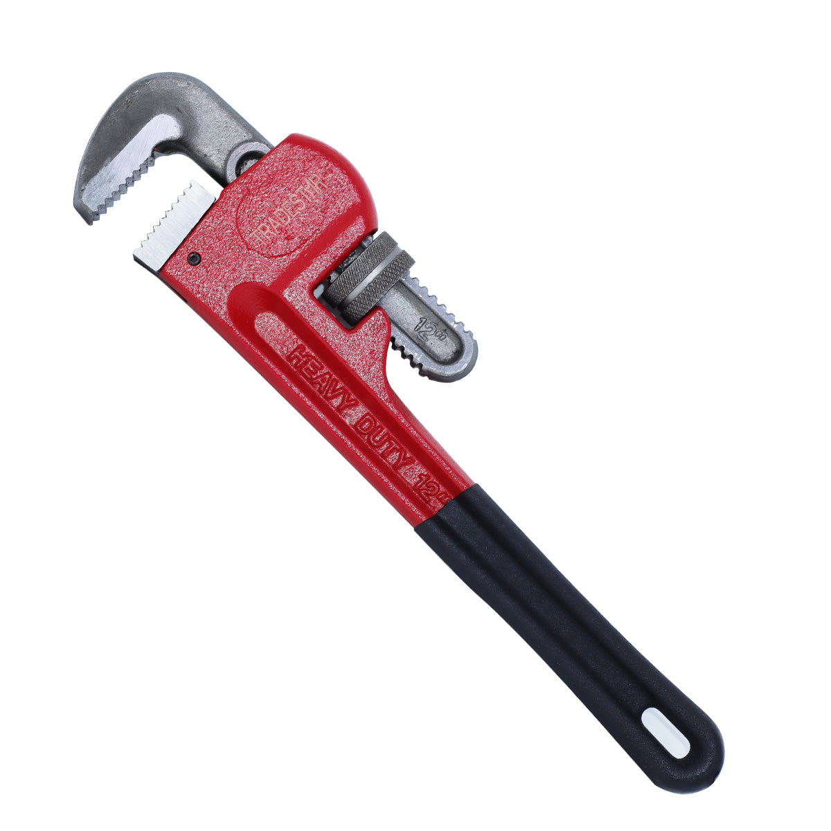 Chave de Grifo Cano Americana 12 Pol Profissional Tradestar - Ferramenta robusta de aço para encanadores, mecânicos e profissionais de manutenção. Mordentes duráveis, ajuste preciso e design ergonômico para trabalhos pesados.
