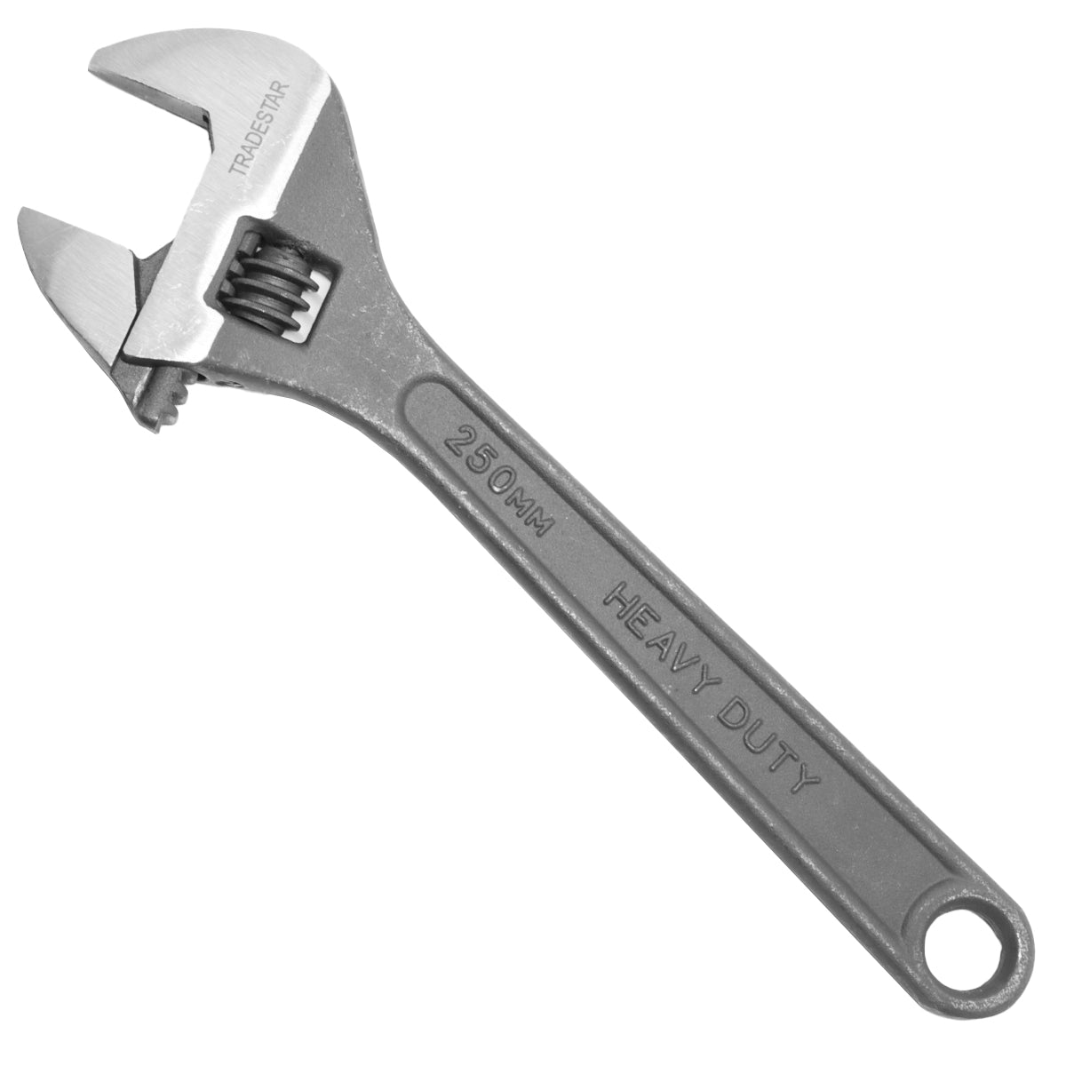 Chave Ajustável Inglesa Fosfatizada 10 Pol 250mm Tradestar - Ferramenta manual robusta e versátil para ajustar porcas e parafusos. Chave inglesa ajustável com revestimento fosfatizado, ideal para manutenção, montagem e reparos. Produto original Tradestar, resistente e durável.