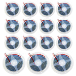 Kit com 15 rolos de fita LED 2835 de 5 metros, 120 LEDs/m, 12V, IP20, 10W/m, na cor branco neutro. Ideal para iluminação ambiente, decoração e projetos de iluminação personalizados.