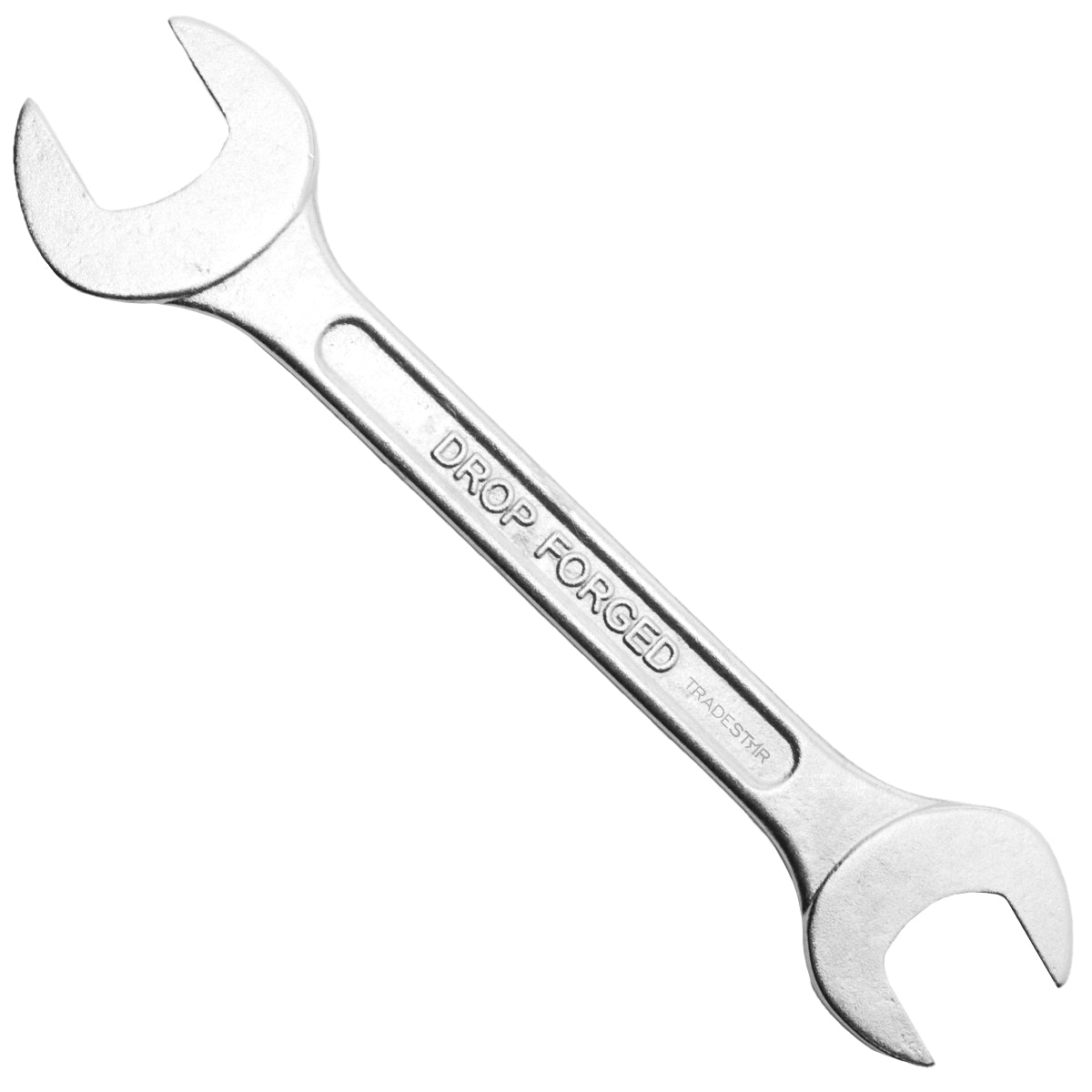 Chave Boca Fixa 25X28MM Profissional Tradestar em aço carbono, ideal para apertar e soltar parafusos sextavados. Ferramenta robusta e precisa para uso manual em diversas aplicações.