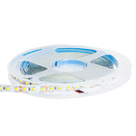 Kit com 2 fitas de LED 2835 de 5 metros, 120 LEDs por metro, 12V, IP20, 10W, 4000K. Inclui 2 fontes de alimentação 12V para instalação em ambientes internos. Ideal para iluminação decorativa e funcional, proporcionando luz branca neutra e fácil instalação.