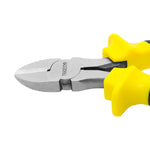 Alicate de Corte Diagonal Polido 6" (160mm) Tradestar - Ferramenta de alta qualidade para cortes precisos em fios, cabos e arames. Corpo em aço carbono forjado, cabo com revestimento em PVC para maior conforto e segurança. Ideal para profissionais e entusiastas.