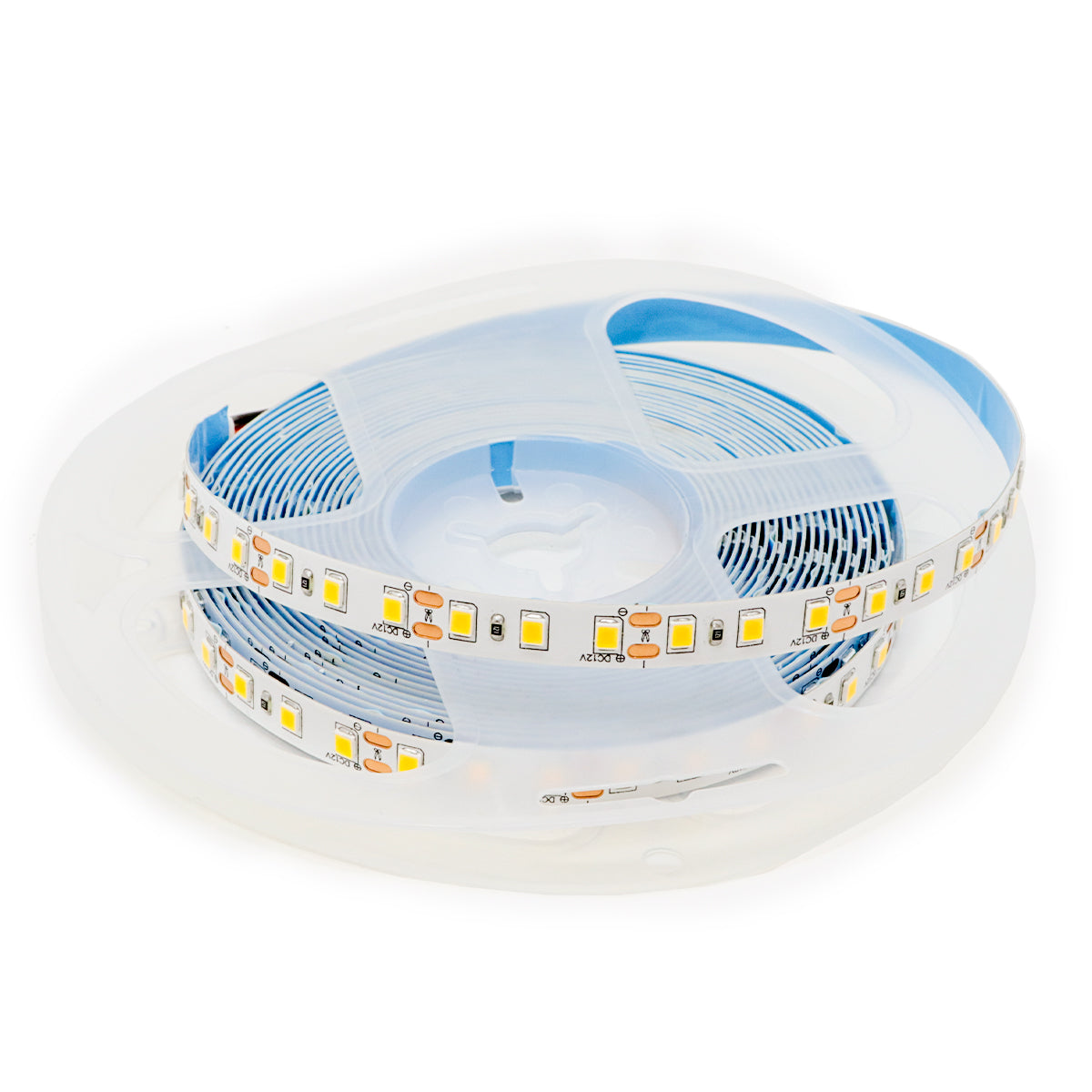 Kit com 2 Fitas LED 2835 5M 120 LEDs 12V IP20 10W 3000K, incluindo fonte driver slim e fita LED amarelo quente. Ideal para iluminação ambiente, decoração e destaque arquitetônico. Iluminação LED eficiente e personalizável para diversos ambientes.