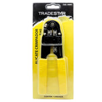 Alicate Crimpador Descascador de Fios RJ45 Tradestar para instalação e manutenção de redes de computadores. Ferramenta em aço carbono com cabo em PVC, ideal para crimpar, desencapar e cortar fios de rede. Produto novo, original e com nota fiscal.