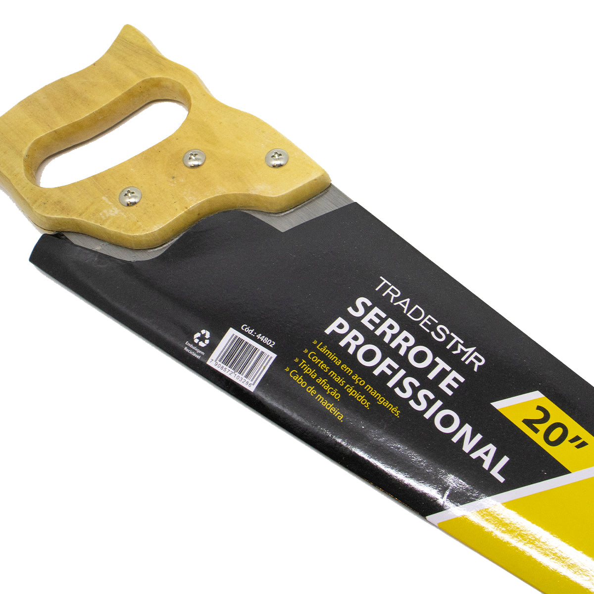 Jogo de Brocas para Concreto 8 Peças Tradestar, com tamanhos de 3 a 10 mm, em estojo amarelo. Ideal para perfurações precisas em concreto e alvenaria.