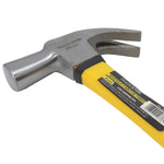Martelo Unha Cabo Emborrachado Fibra Aço 25mm Tradestar - Ferramenta portátil para construção, marcenaria e reparos. Martelo de aço resistente com cabo ergonômico para uso profissional e doméstico.