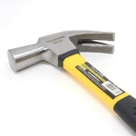Martelo Unha Tradestar 29mm com cabo emborrachado de fibra, ferramenta portátil de aço para construção, marcenaria e reparos. Ideal para uso profissional e doméstico.