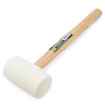 Martelo de Borracha Assentar Piso 60MM Branco Tradestar - Ferramenta ideal para assentamento de pisos cerâmicos, porcelanatos e ladrilhos. Cabo ergonômico, impacto suave e durabilidade. Perfeito para marmoristas, assentadores e profissionais da construção. Compre agora!