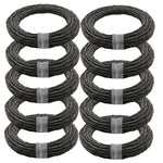 Kit 10 Arame Recozido Trançado 1kg + Alicate Torquês Armador - Ideal para construção civil, amarrar formas de madeira e barras de aço. Arame duplo, fácil manuseio, alta resistência. Tradestar.