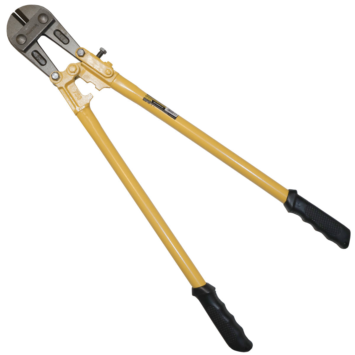 Tesoura Alicate Corta Vergalhão Ferro Aço Cadeado 750mm 30" - Ferramenta robusta para corte de vergalhões, aço, ferro, cadeados e correntes. Ideal para construção, segurança e projetos personalizados. Cabo ergonômico e corte preciso.