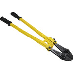 Tesoura Alicate Corta Vergalhão Pro 24" CRV Tradestar - Ferramenta manual amarela e preta para corte de vergalhões de aço, ideal para construção civil e serralheria. Fabricada em aço cromo vanádio, com cabo ergonômico e corte preciso.