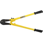 Tesoura Alicate Corta Vergalhão Pro 24" CRV Tradestar - Ferramenta manual amarela e preta para corte de vergalhões de aço, ideal para construção civil e serralheria. Fabricada em aço carbono, oferece corte preciso e durabilidade.