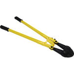 Tesoura Alicate Corta Vergalhão Pro 30" CRV Tradestar, ferramenta manual amarela e preta para corte de vergalhões de aço em construção civil e serralheria. Ideal para cortes de até 30mm.