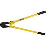 Tesoura Alicate Corta Vergalhão Pro 30" CRV Tradestar - Ferramenta manual amarela para corte de vergalhões de aço, ideal para construção civil e serralheria. Corta vergalhões de até 30mm.