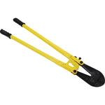Tesoura Alicate Corta Vergalhão Pro 36" CRV Tradestar - Ferramenta manual amarela com cabos pretos, ideal para corte de vergalhões de aço em construções e indústrias. Corta vergalhões de até 36mm. Marca Tradestar.