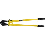 Tesoura Alicate Corta Vergalhão Pro 36" CRV Tradestar - Ferramenta manual amarela para corte de vergalhões de aço, ideal para construção civil e indústria. Possui lâminas de aço carbono e design robusto.