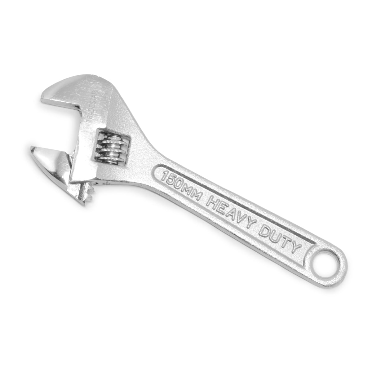 Kit 4 Chaves Ajustável Inglesa Tradestar - 6, 8, 10 e 12 polegadas. Chaves ajustáveis cromadas para aperto e ajuste de porcas e parafusos em projetos de bricolagem, manutenção automotiva e encanamento. Ferramentas manuais de alta qualidade e durabilidade.