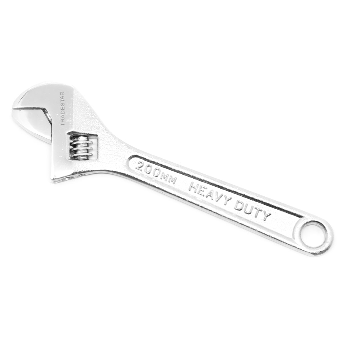 Kit 4 Chaves Ajustável Inglesa Tradestar - Chaves 6, 8, 10 e 12 polegadas, ferramentas manuais cromadas para aperto e ajuste de porcas e parafusos em projetos de bricolagem, reparos e montagens.