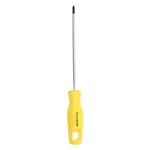 Chave Phillips 1/8x4" Ponta Imantada Tradestar, com cabo ergonômico amarelo e haste de aço. Ferramenta ideal para precisão e durabilidade em projetos de manutenção e montagem.