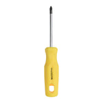 Chave Phillips 3/16x3" Ponta Imantada Tradestar - Chave de fenda com ponta magnetizada, cabo ergonômico amarelo, ideal para precisão e durabilidade em trabalhos de manutenção e montagem. Ferramenta manual de aço cromo vanádio.