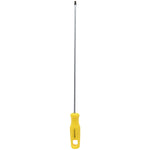 Chave de Fenda 1/8x8" Ponta Imantada Tradestar, com cabo ergonômico amarelo e haste de aço, ideal para trabalhos de precisão e manutenção. Ferramenta manual com ponta magnetizada para fixação de parafusos.