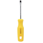 Chave de Fenda 3/16x3" Ponta Imantada Tradestar - Ferramenta manual de aço cromo vanádio com cabo ergonômico amarelo, ideal para precisão e durabilidade em projetos de bricolagem e manutenção. Ponta magnetizada para facilitar o uso.