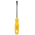 Chave de Fenda 5/16x5" Ponta Imantada Tradestar, ideal para precisão e durabilidade em projetos de bricolagem e profissionais. Fabricada em aço cromo vanádio, com cabo ergonômico amarelo e ponta magnetizada para melhor fixação. Ferramenta resistente e versátil para manutenção e montagem.