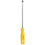 Chave de Fenda 5/16x8" Ponta Imantada Tradestar - Ferramenta manual com cabo ergonômico amarelo, haste de aço e ponta magnetizada. Ideal para trabalhos de precisão e durabilidade em manutenção e montagem.