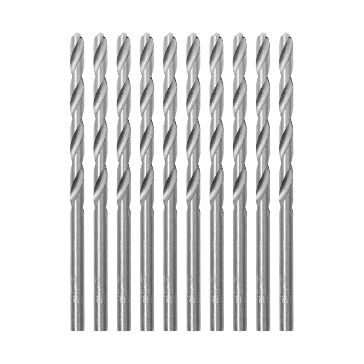 Brocas em HSS Aço Rápido DIN 338 3x61mm Tradestar - Pacote com 10 unidades. Brocas de alta qualidade para perfuração precisa em metal, madeira e plástico. Ferramenta durável e eficiente para profissionais e hobbistas.