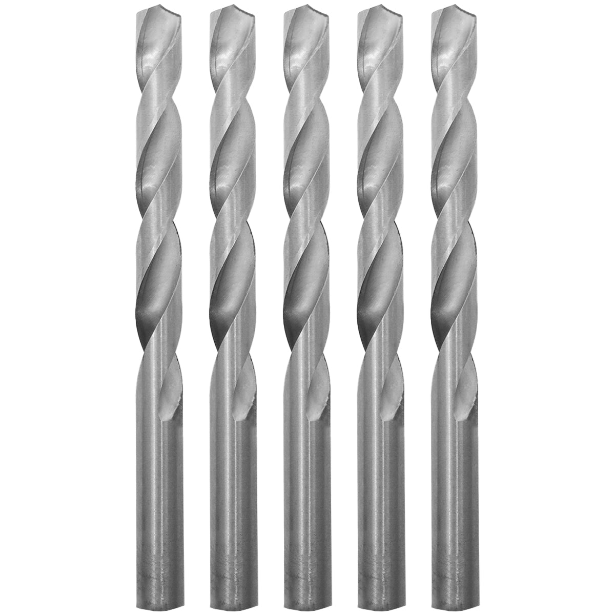 Broca em HSS Aço Rápido DIN 338 9x125mm Tradestar - Pacote com 5 brocas de alta performance para perfuração em metal, madeira e plástico. Ferramenta profissional com ponta otimizada e durabilidade superior.