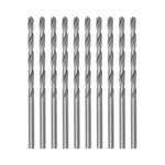 Broca em HSS Aço Rápido DIN 338 7/64 Tradestar - Pacote com 10 brocas de aço rápido para perfuração em metal, madeira e plástico. Ideal para profissionais que buscam precisão e durabilidade em suas ferramentas.