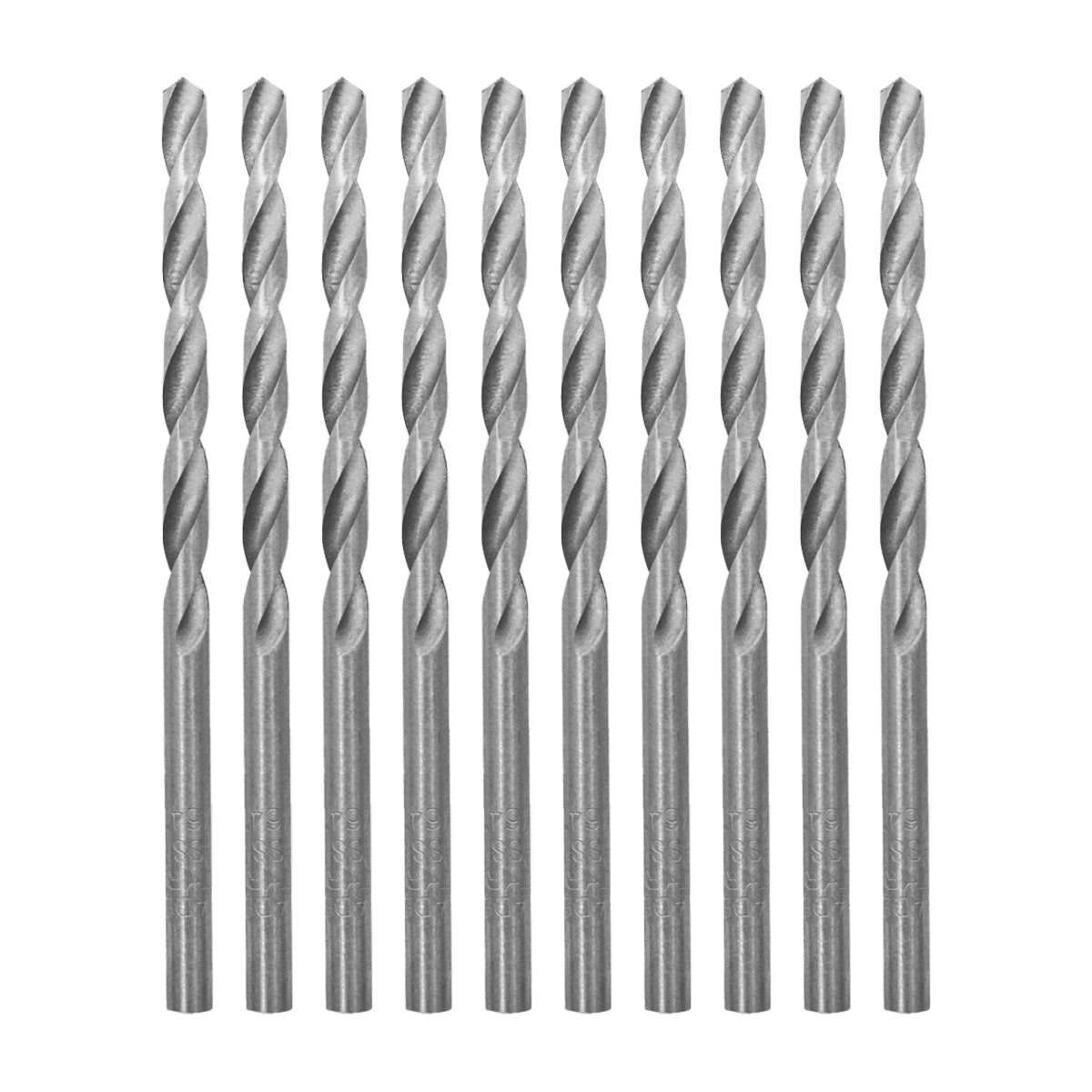 Broca em HSS Aço Rápido DIN 338 9/64" (3,57mm) Tradestar - Pacote com 10 brocas de aço rápido para perfuração precisa em metal, madeira e plástico. Ferramenta de alta qualidade para profissionais e hobbistas.