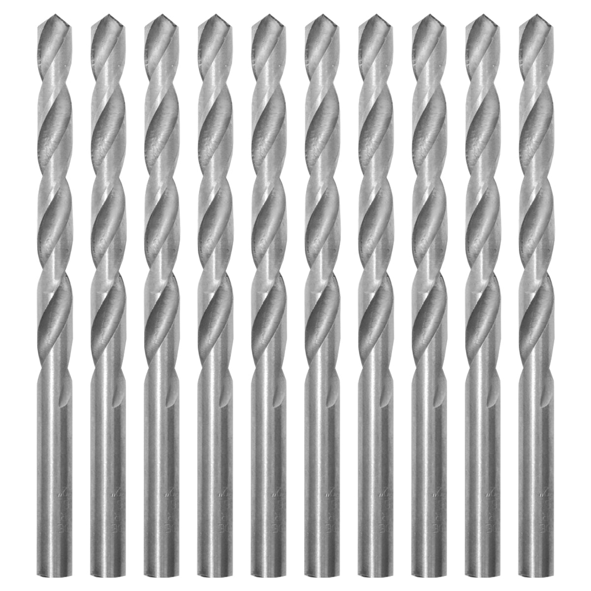 Broca em HSS Aço Rápido DIN 338 9/32" (7,14mm) Tradestar - Pacote com 10 brocas para perfuração em metal, madeira e plástico. Ferramenta de alta qualidade e durabilidade para uso profissional e hobby.