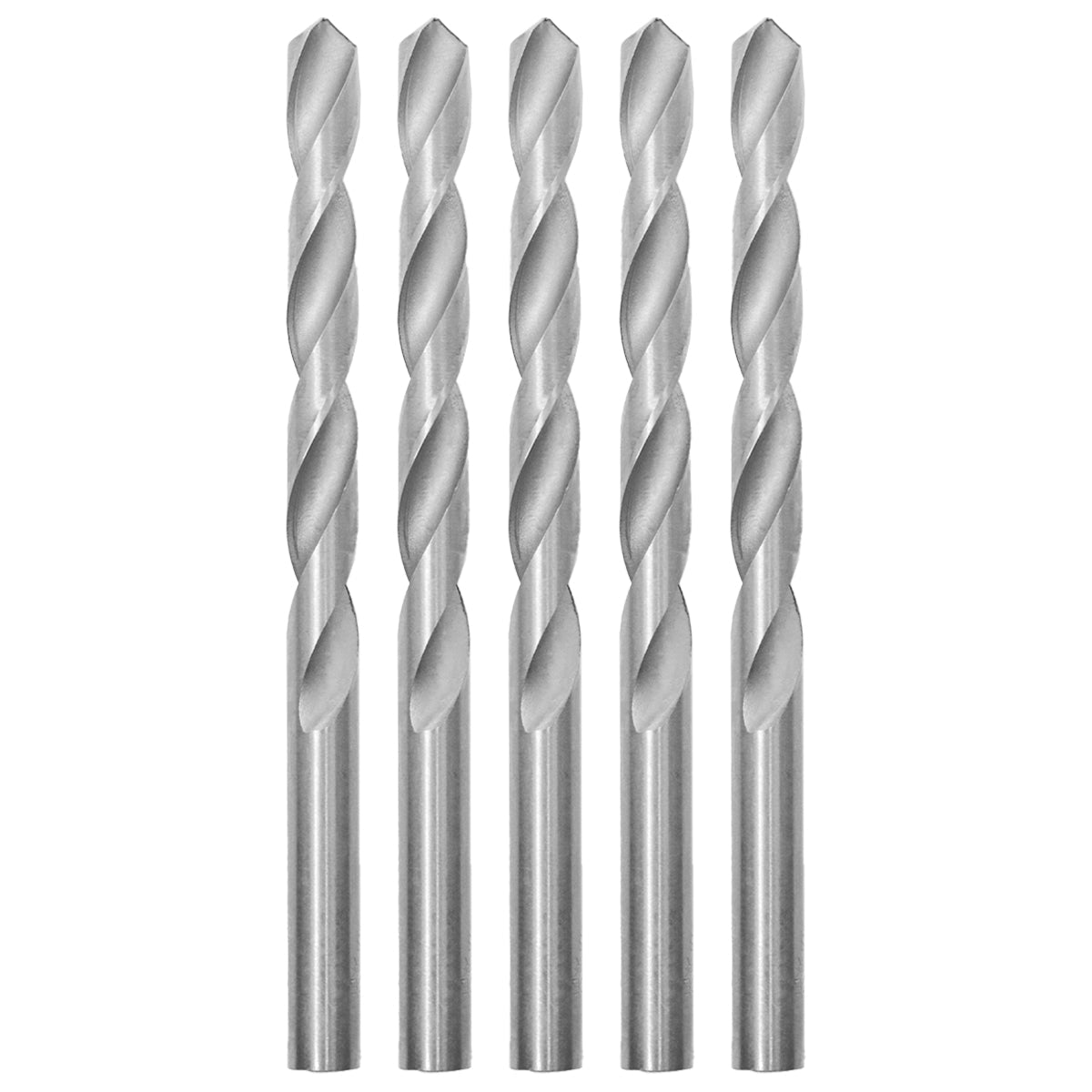 Brocas HSS Aço Rápido DIN 338 3/8 Tradestar - Pacote com 5 unidades. Brocas de alta qualidade para perfuração precisa em metal, madeira e plástico. Fabricadas em aço rápido (HSS) para durabilidade e eficiência. Ideal para profissionais e hobbistas.