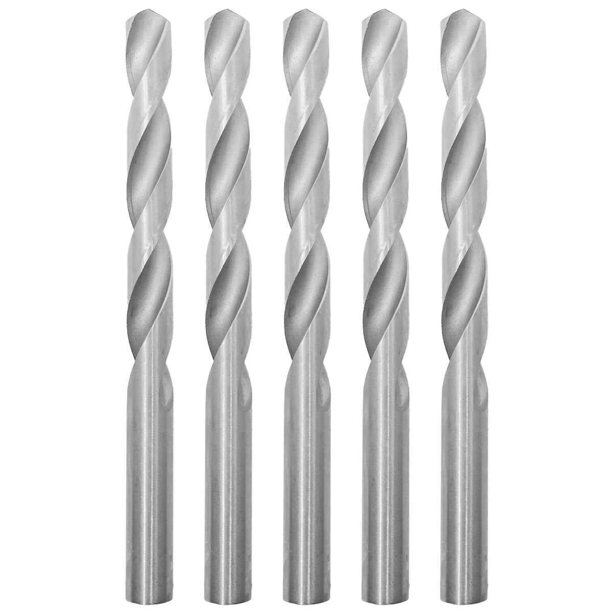 Broca em HSS Aço Rápido DIN 338 7/16" Tradestar - Pacote com 5 brocas de aço rápido para perfuração em metal, madeira e plástico. Ferramenta de alta qualidade para profissionais e hobbistas, com ponta otimizada para cortes precisos e durabilidade.