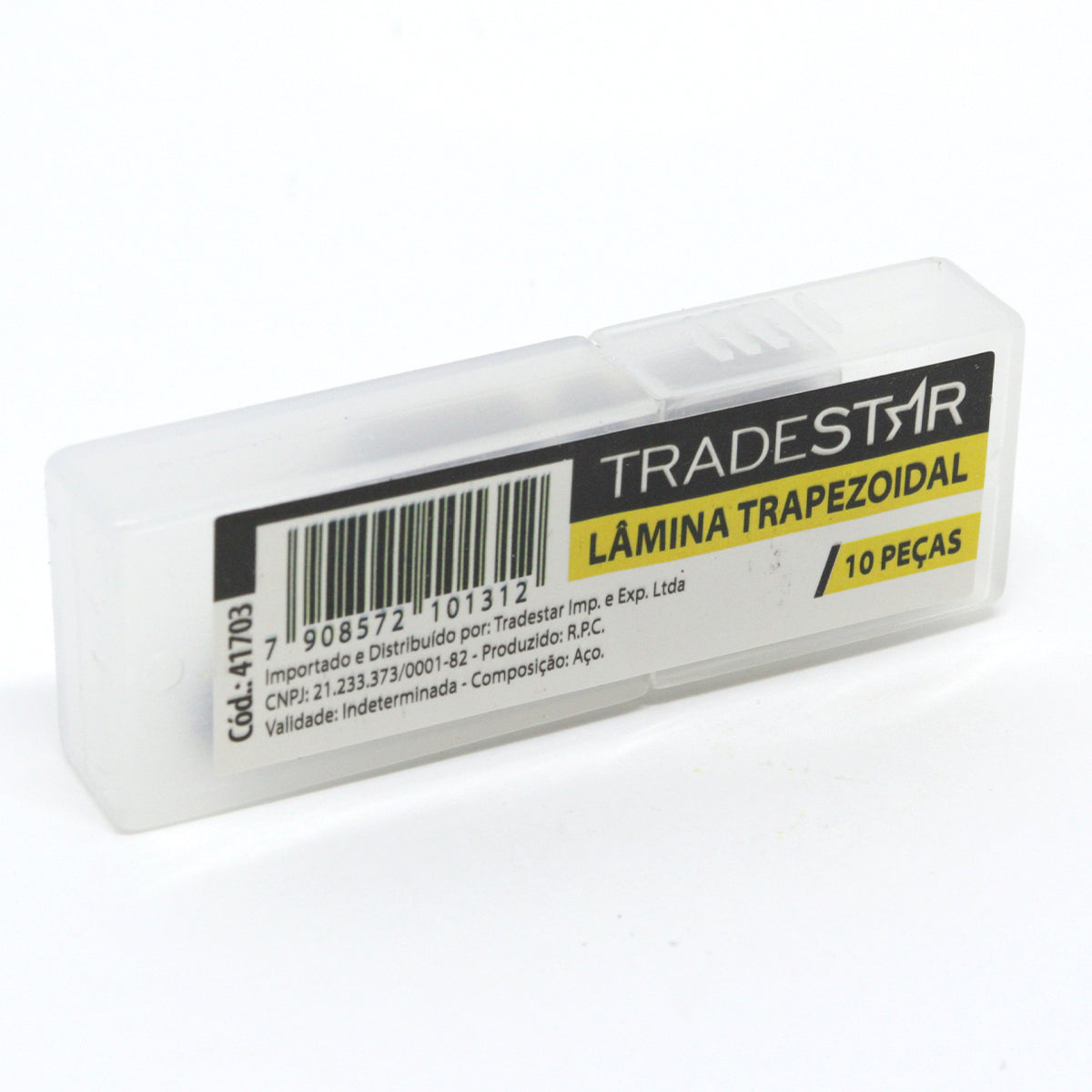Kit 26 Estiletes Trapezoidal 18mm + Refil com 50 Lâminas. Estilete metal emborrachado com lâminas de alta qualidade, ideal para cortar papel, papelão, tecidos e plásticos. Cabo anatômico com trava de segurança. Acompanha refil com 50 lâminas trapezoidais.