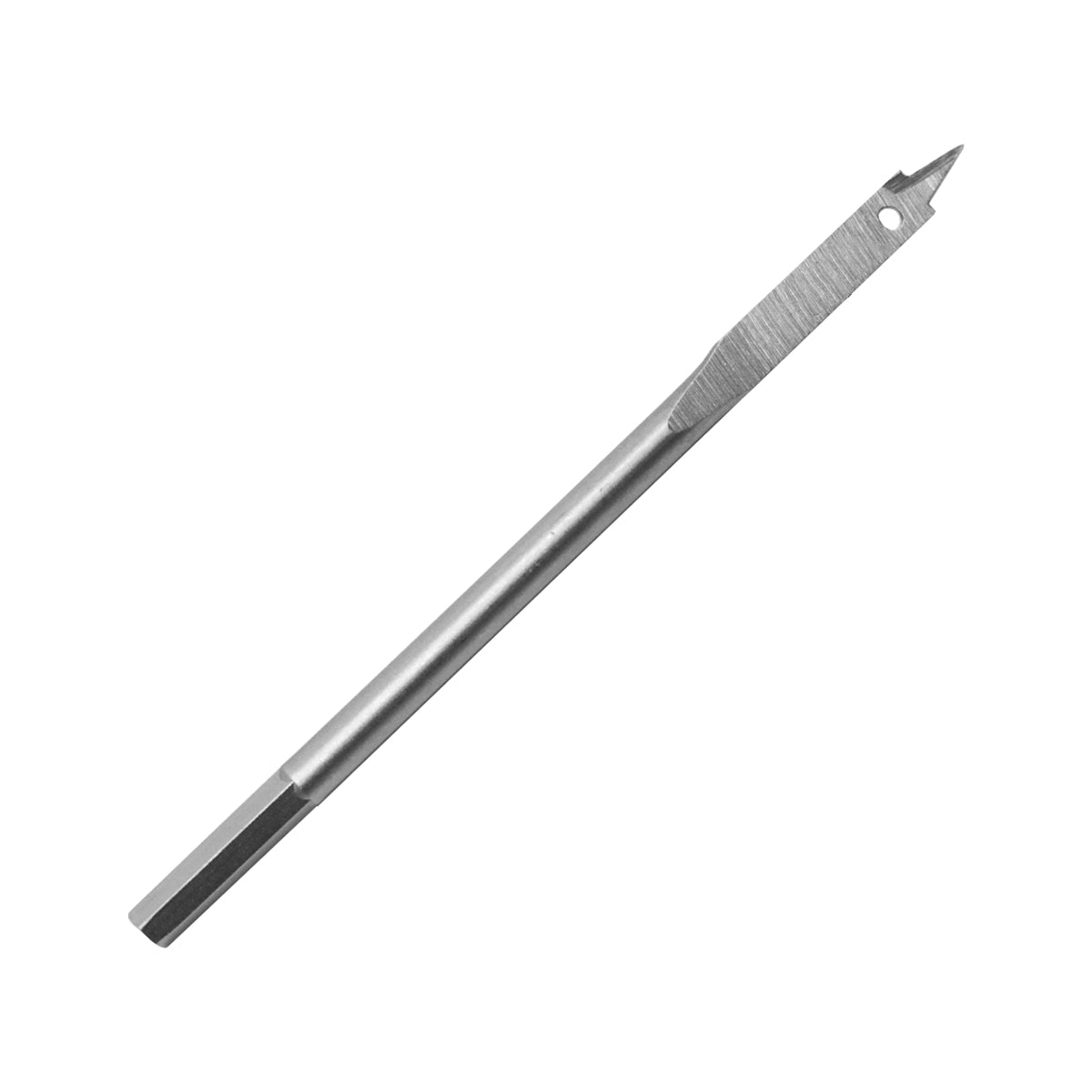 Broca chata para madeira 5/16" Tradestar para furadeira. Ideal para perfurações precisas em marcenaria e uso doméstico. Garante furos limpos e versatilidade em diversos projetos.