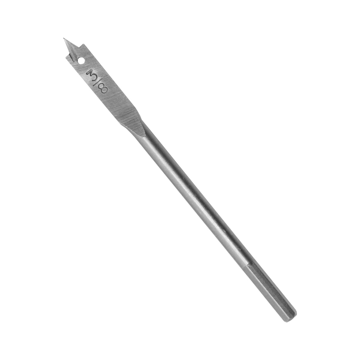 Broca chata para madeira 3/8 Tradestar para furadeira, ideal para perfurações precisas em projetos de marcenaria e uso doméstico. Ferramenta de alta qualidade para furos limpos e eficientes.