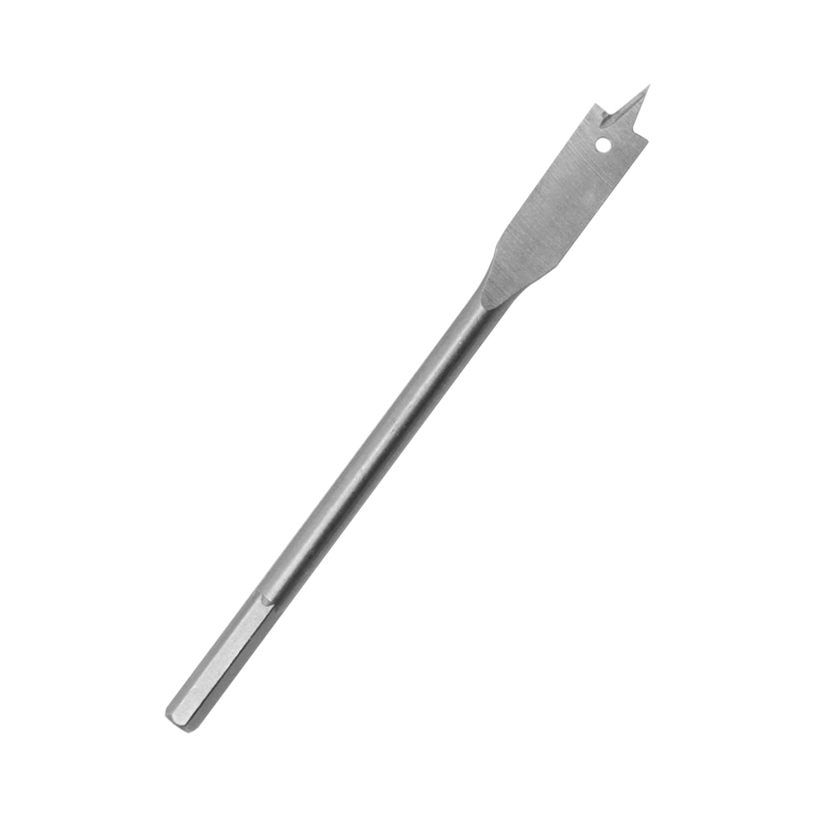 Broca chata para madeira 1/2" Tradestar, ideal para perfurações precisas em projetos de marcenaria e uso doméstico. Ferramenta de alta qualidade para furadeira, proporcionando furos limpos e eficientes.