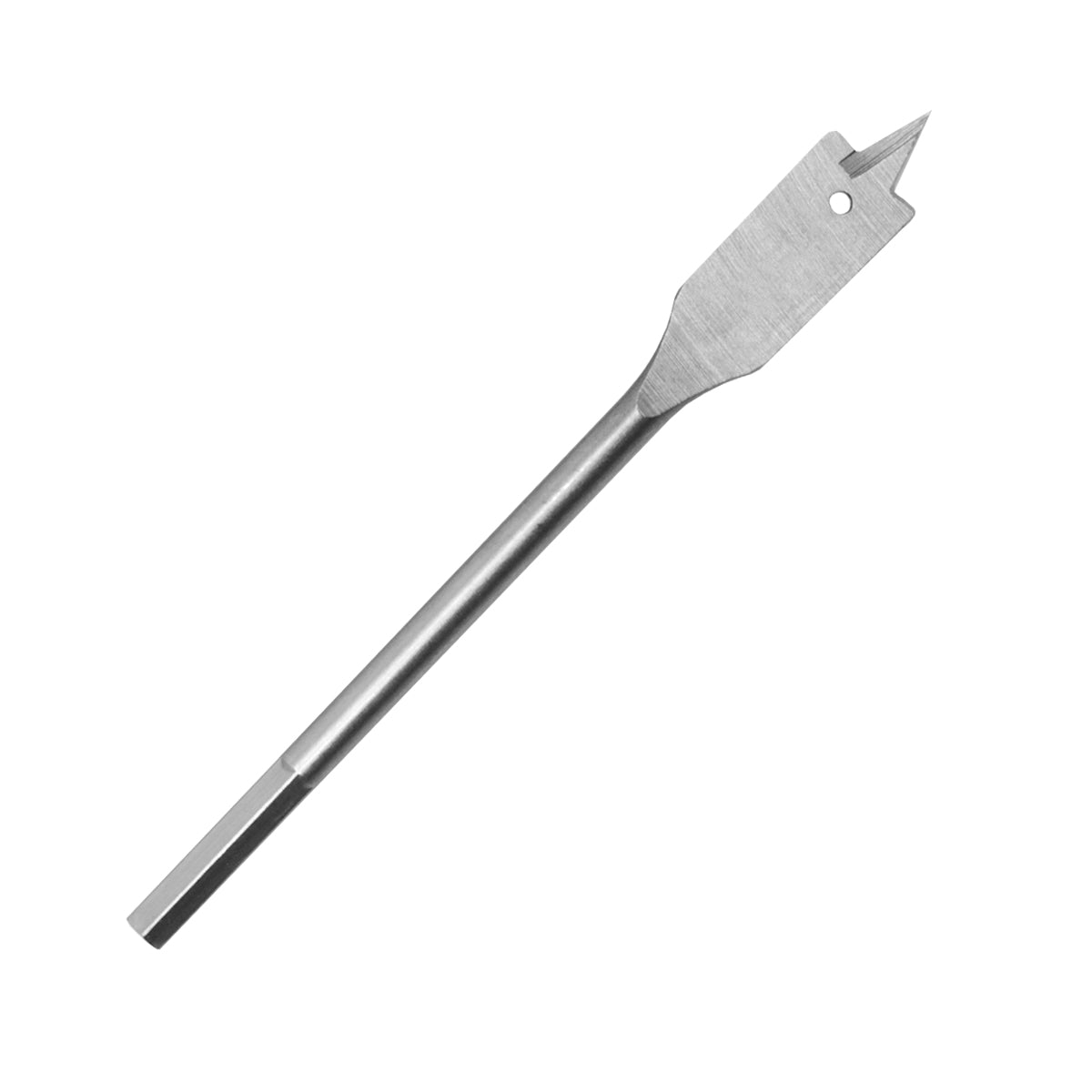 Broca chata para madeira 5/8" Tradestar, ideal para furadeira, proporcionando perfurações precisas em projetos de marcenaria e uso doméstico. Ferramenta de alta qualidade para furos limpos e eficientes.