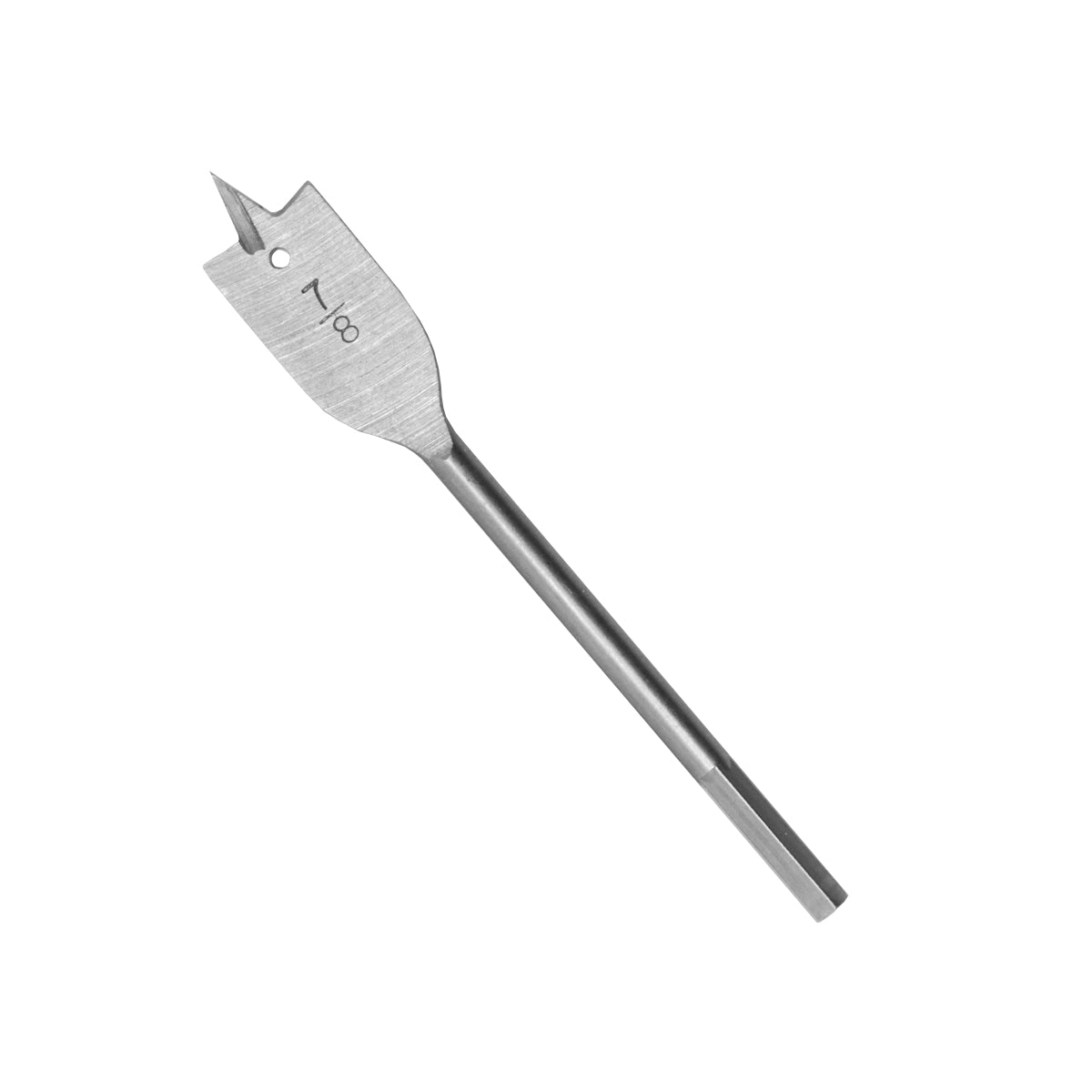 Broca chata para madeira 7/8 Tradestar, ideal para furadeira, proporcionando perfurações precisas em projetos de marcenaria e uso doméstico. Ferramenta de alta qualidade para furos limpos e eficientes.